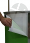 Preview: MS 160 Lamellentheke mit 2 x Logoschild mit silberner Abdeckplatte