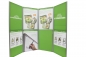Preview: Faltwandrahmen 2x4 Felder a 70x100cm