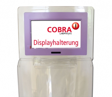 Displayhalterung für Prospektständer Cobra 5mm Nut