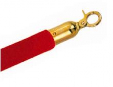 Samt Seil Rot, 1,5m
