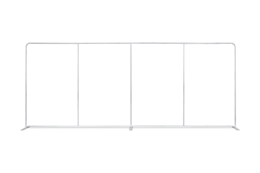 Preview: Zipper Wall gerade 600 x 230 cm inkl. Sublimationsdruck