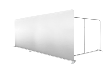 Preview: Zipper Wall gerade 500 x 230 cm inkl. Sublimationsdruck