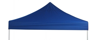 Zelt 300x300cm Professional blau inklusive Dach und 3 Seitenwände