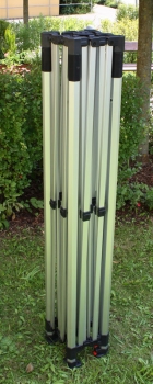 Zelt 300x450cm Professional blau inklusive Dach und 3 Seitenwände