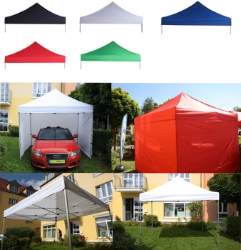 Zelt 300x450cm Professional mit einfarbigem Dach + 0-3 Stück einfarbige Wände