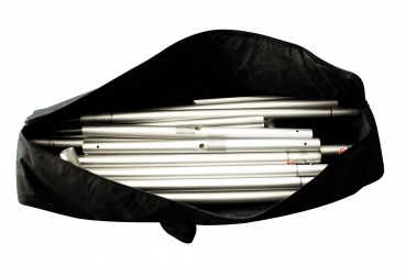 Zipper Wand C Form ca. 300 x 230 cm inklusive Print