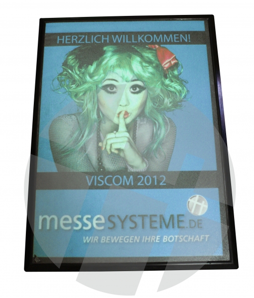 Fußbodenmatte A1 für auswechselbare Werbung
