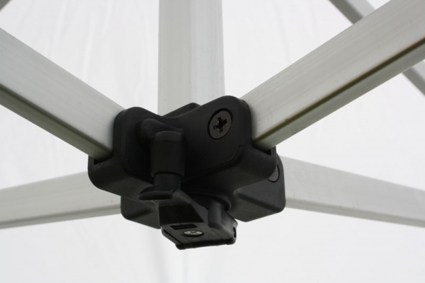 Zelt 300x300cm Professional weiß inklusive Dach und 3 Seitenwände