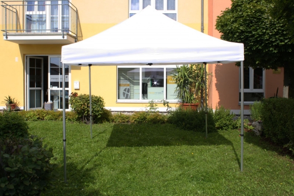 Zelt 300x300cm Professional blau inklusive Dach