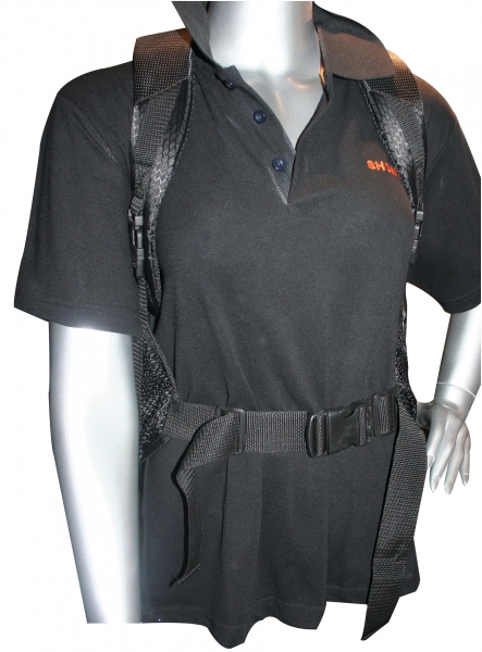 Promotion Rucksack mit Teleskop Fahnenstange für Rechteckfahne