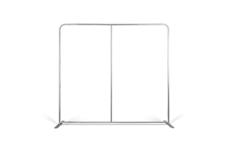 Zipper Wall gerade 250 x 230 cm, inkl. Print